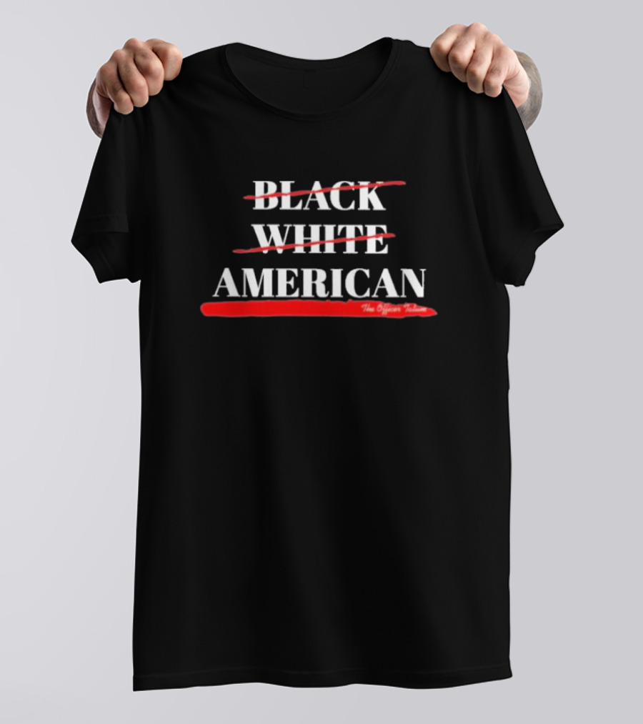 Black White American The Officer's Edition T-Shirt