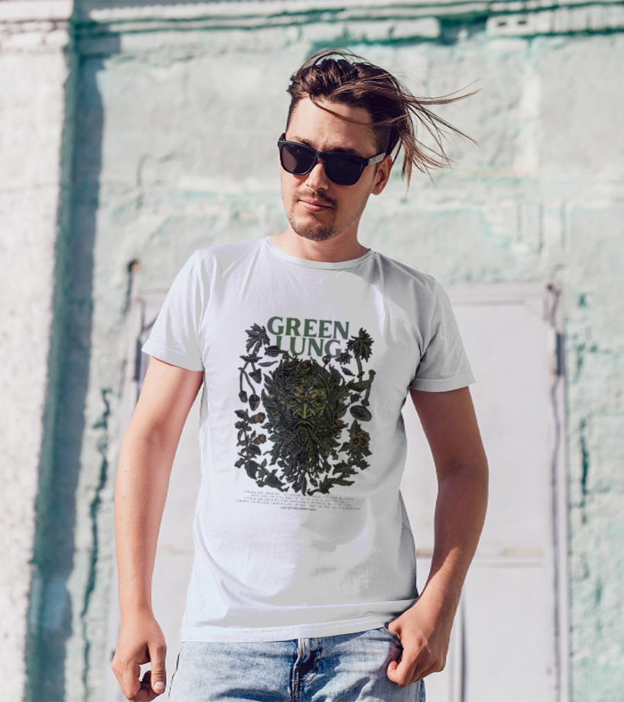 Green Lung Mythical Foliate Face Live At Hellfest T-Shirt