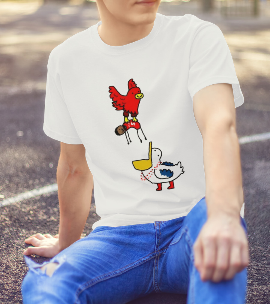Hawks Trade Dejounte Murray To The Pelicans NBA Paint Bird Dunking Player T-Shirt