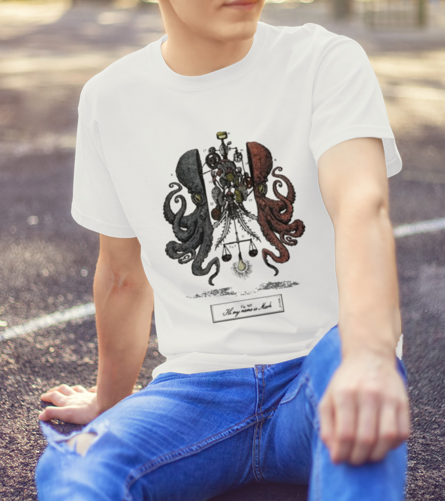 Hi My Name Is Mark Octopus Dissection T-Shirt