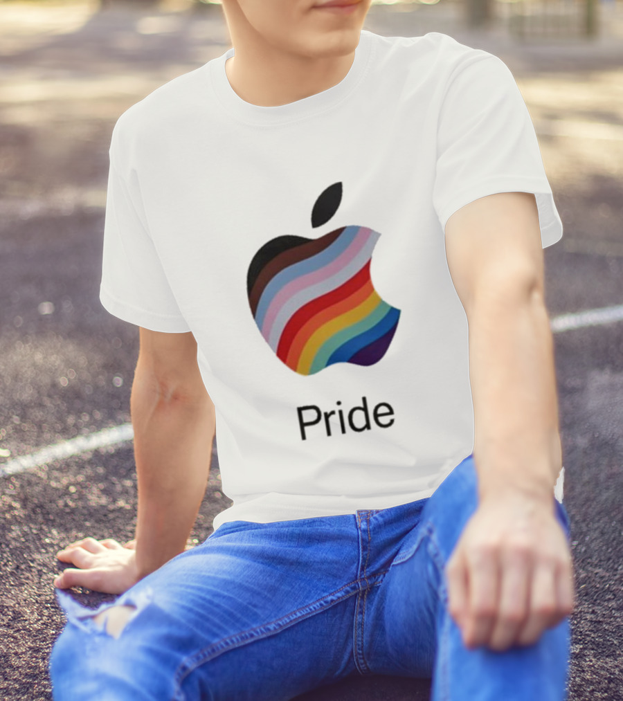 Apple Pride Rainbow T-Shirt