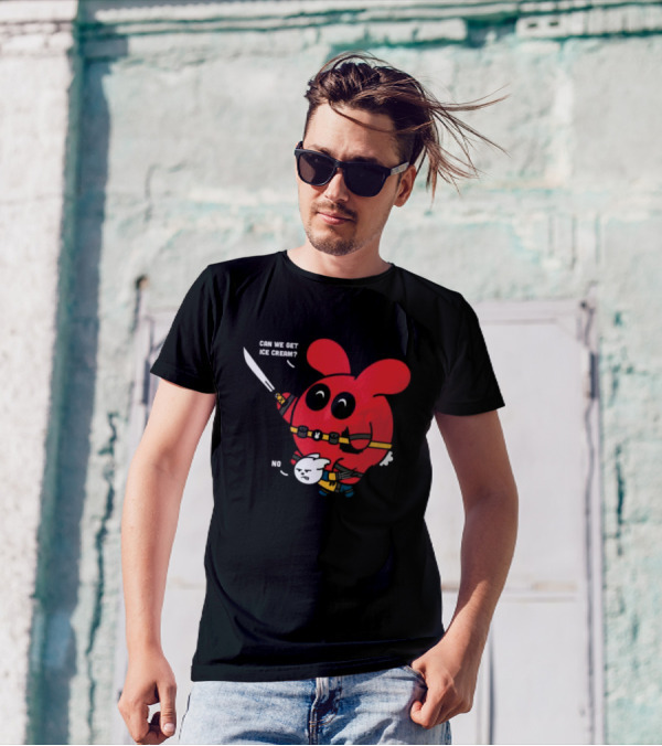 Can We Get Ice Cream No Exclusive Deadpool Rabbit T-Shirt