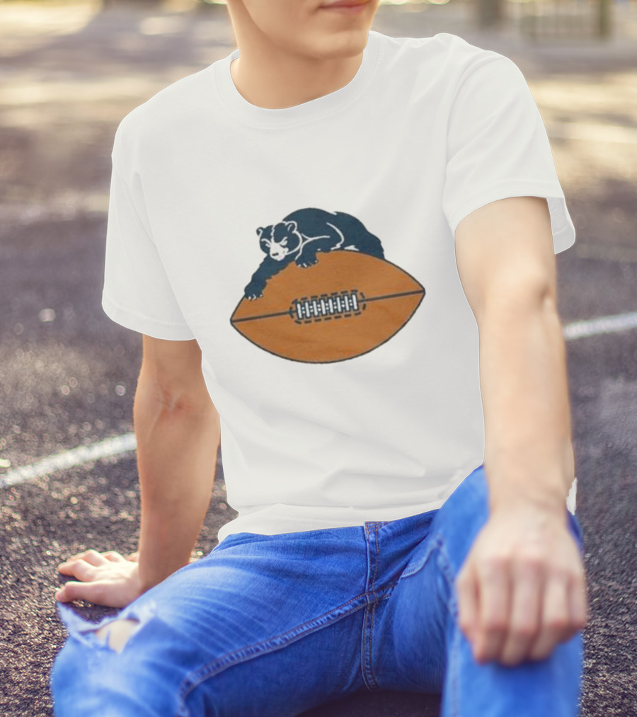 Chicago Bears Vintage Bear And Football Logo 1946 T-Shirt