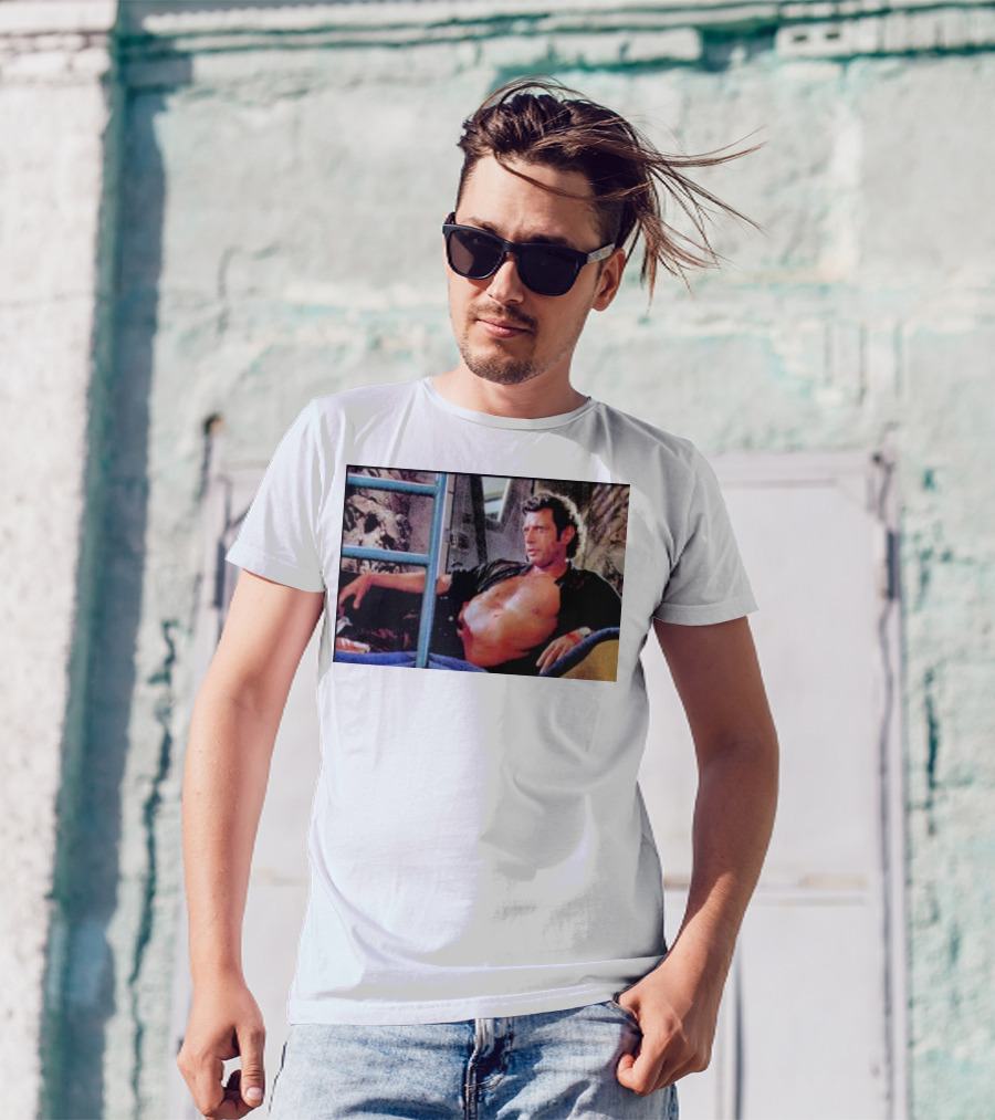 Ian Malcolm Jurassic Park Iconic Scene T-Shirt