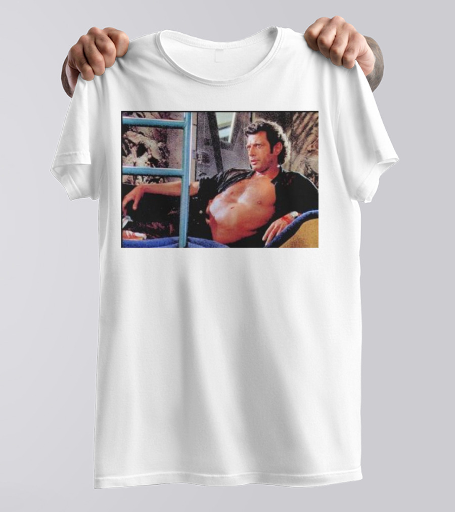 Ian Malcolm Jurassic Park Iconic Scene T-Shirt