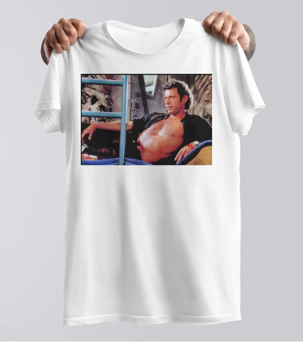 Ian Malcolm Jurassic Park Iconic Scene T-Shirt