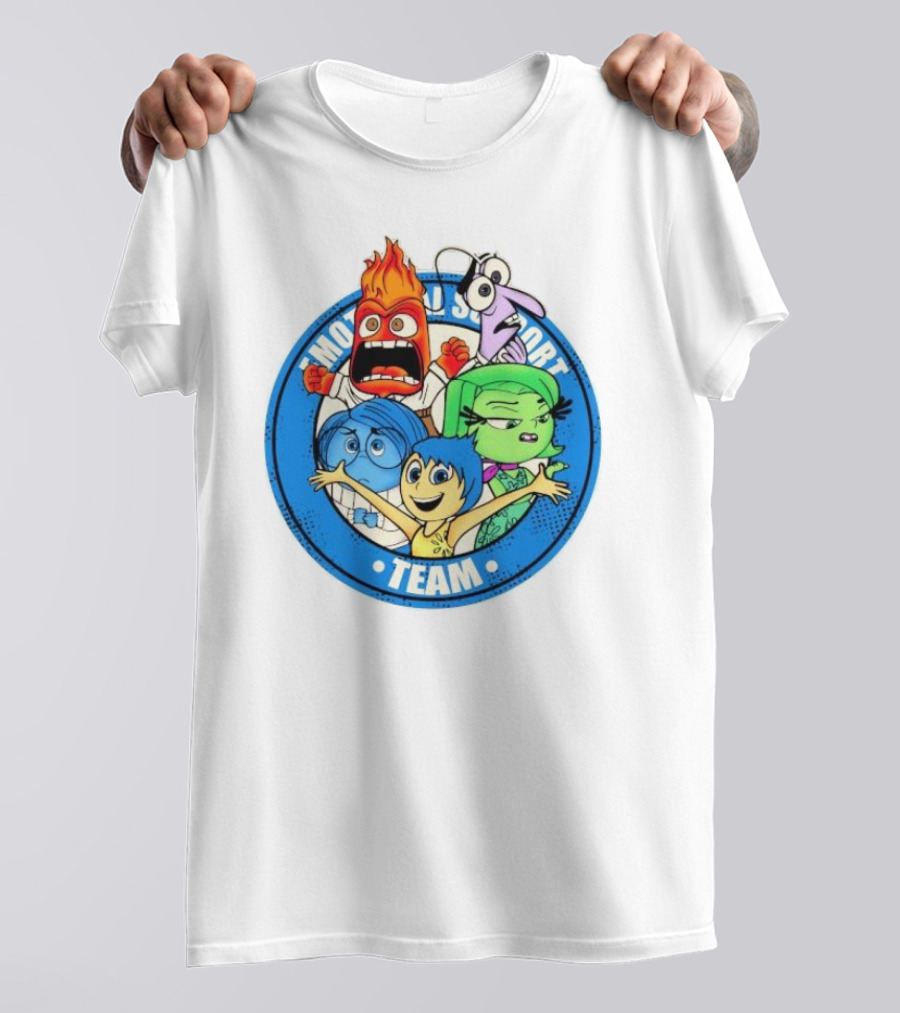 Emotional Support Team Inside Out Characters Riley's Emotions T-Shirt