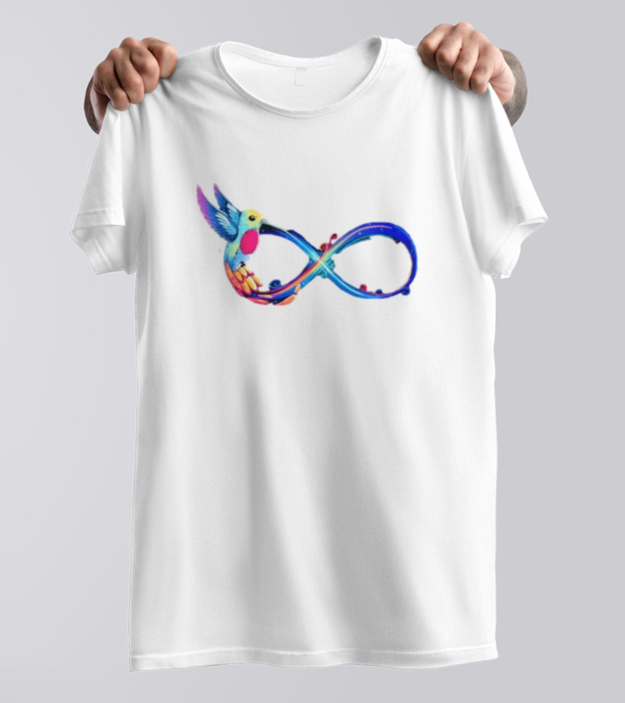 Infinity Colorful Bird T-Shirt