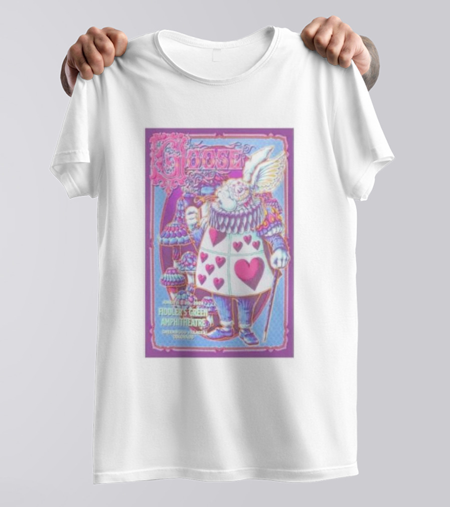 Goose At Fiddler's Green Amphitheatre Denver Wonderland T-Shirt
