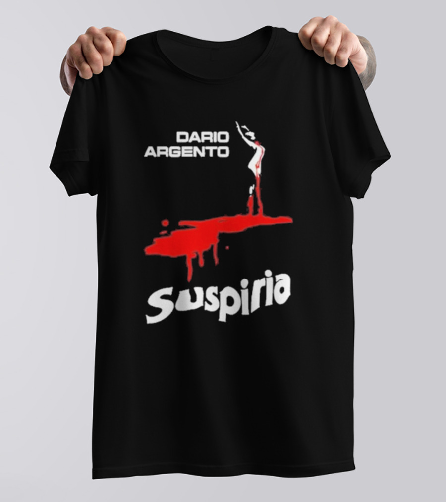 Dario Argento Suspiria Louisa Red Silhouette Blood Splatter T-Shirt