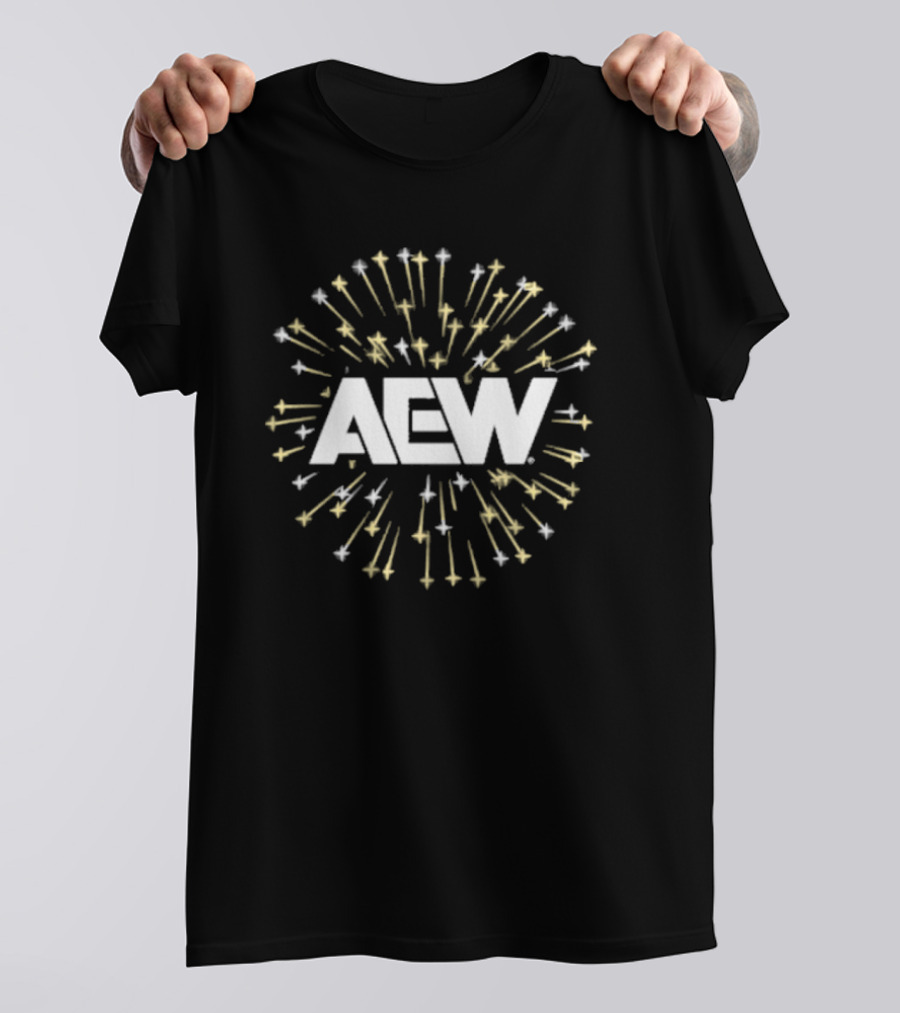 AEW Firework Burst T-Shirt