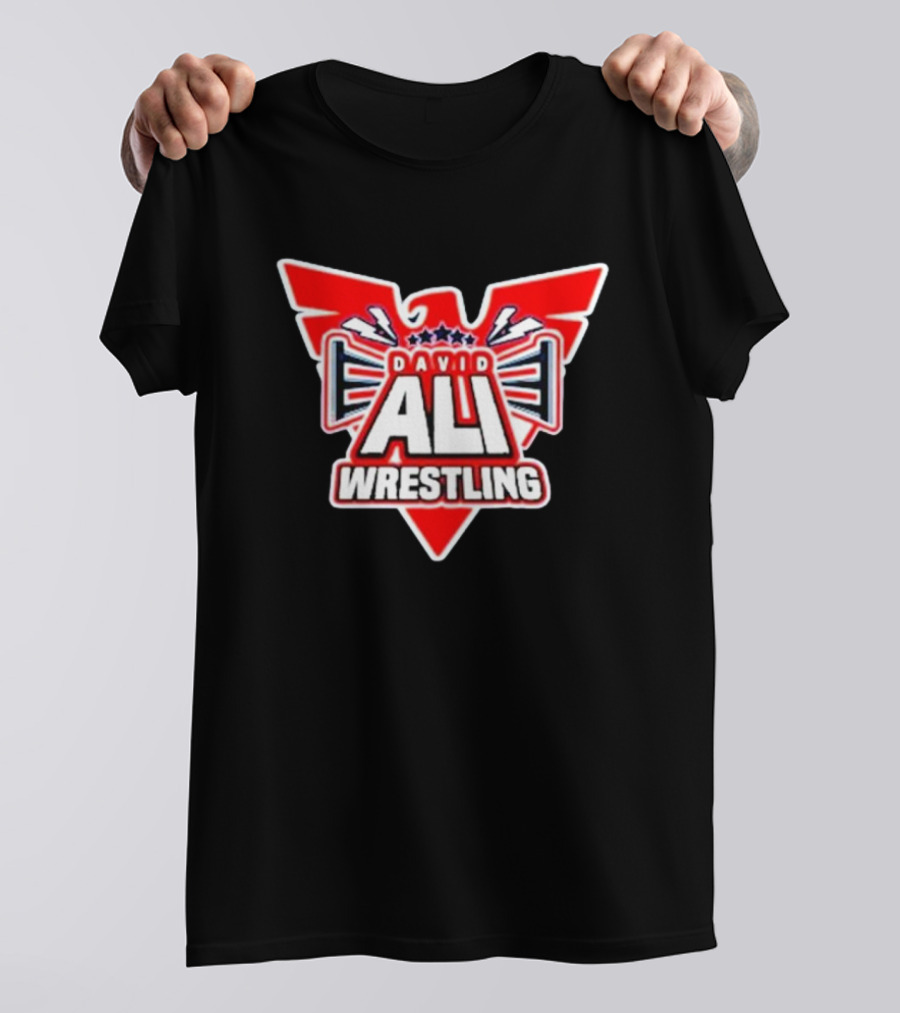 David Ali Wrestling USA Double-sided T-Shirt