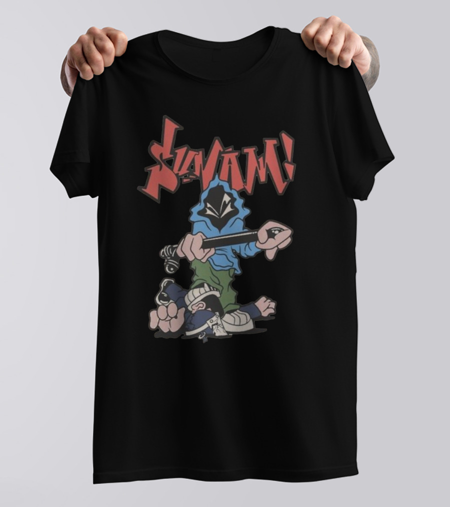 SunamI Billy Club Hoodie Character With Bat T-Shirt