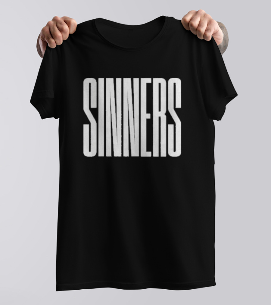 Sinners Sus Boy Sinners Text T-Shirt