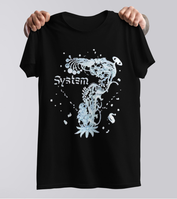 System 7 Unique Floral T-Shirt