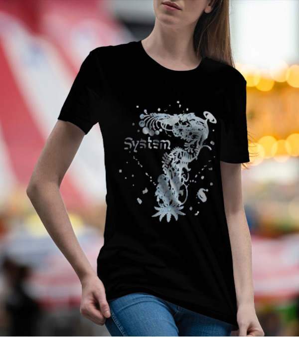 System 7 Unique Floral T-Shirt