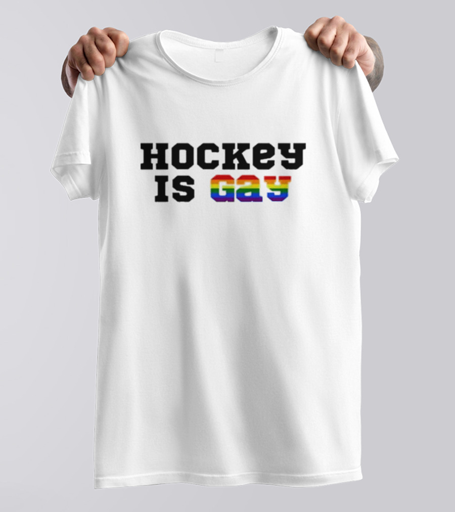 Bsh Pride Hockey Is Gay T-Shirt