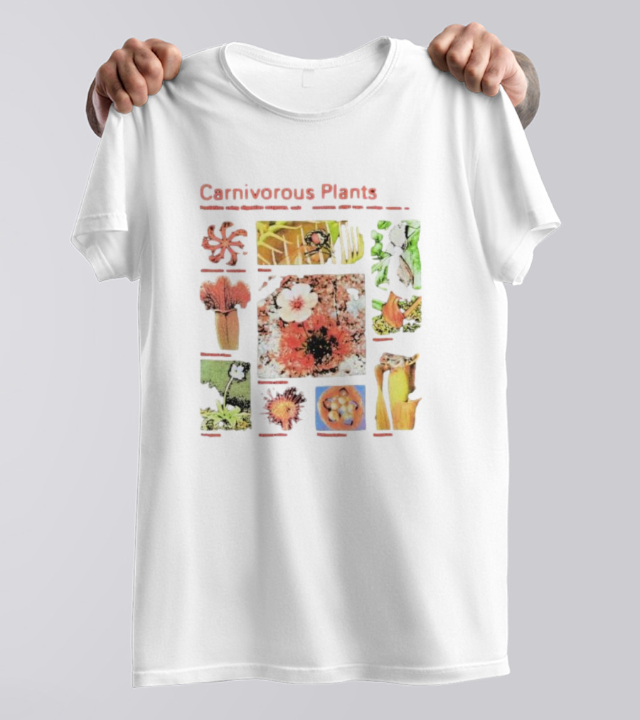 Carnivorous Plants Nepenthes Dionaea Drosera Sarracenia Aldrovanda Trapping Mechanisms T-Shirt