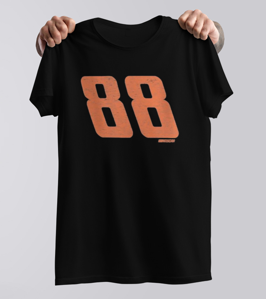 NASCAR Dale Earnhardt Jr. #88 Black Franklin 47 Racing T-Shirt