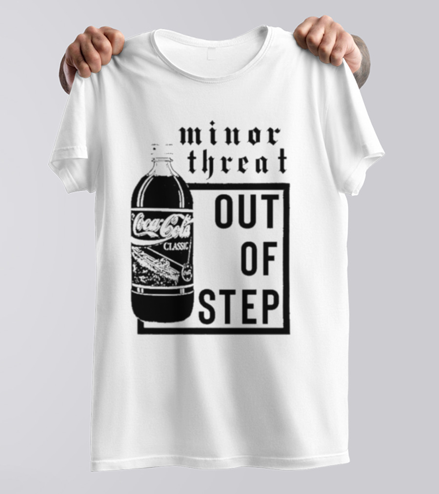 Minor Threat Out Of Step Coca-Cola Classic Bottle T-Shirt