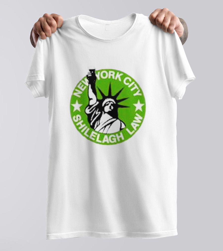 New York City Shilelagh Law Statue Of Liberty Beer T-Shirt