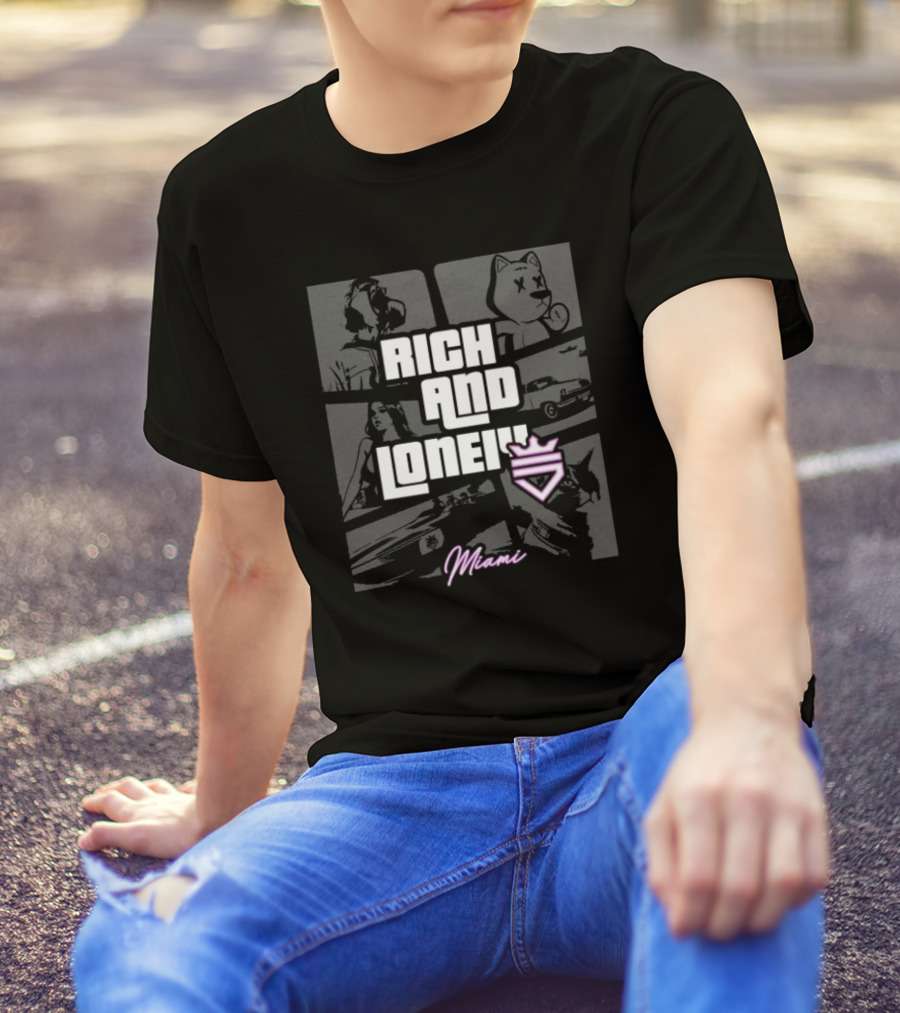 Rich And Lonely Miami T-Shirt