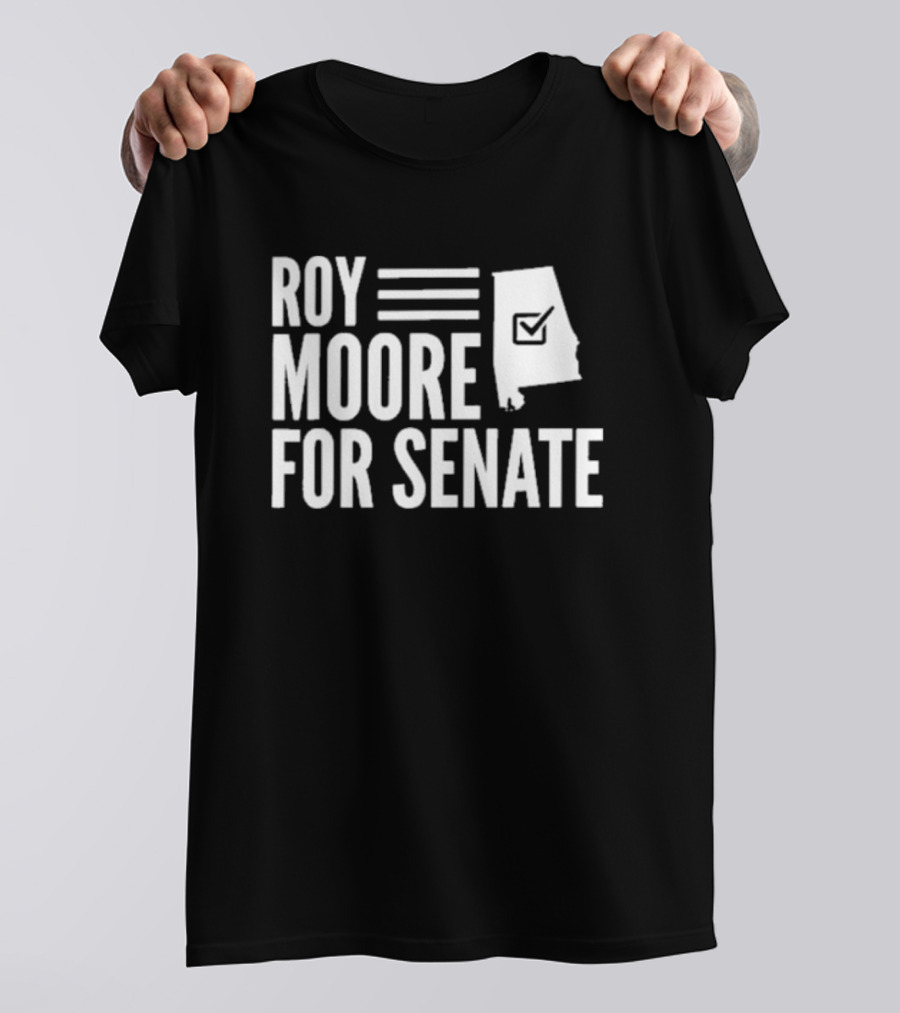 Roy Moore For Senate Alabama Checkmark Icon Campaign T-Shirt