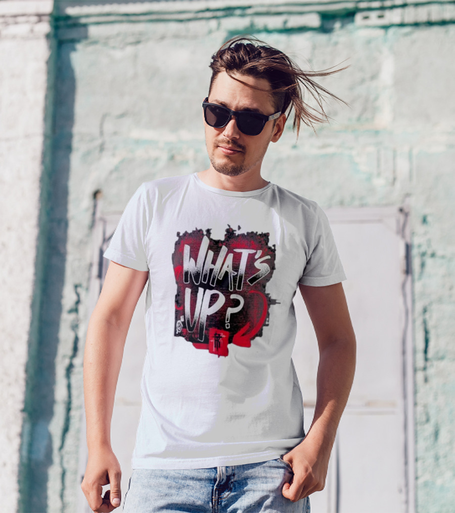 What's Up Bold Graphic R-Truth T-Shirt