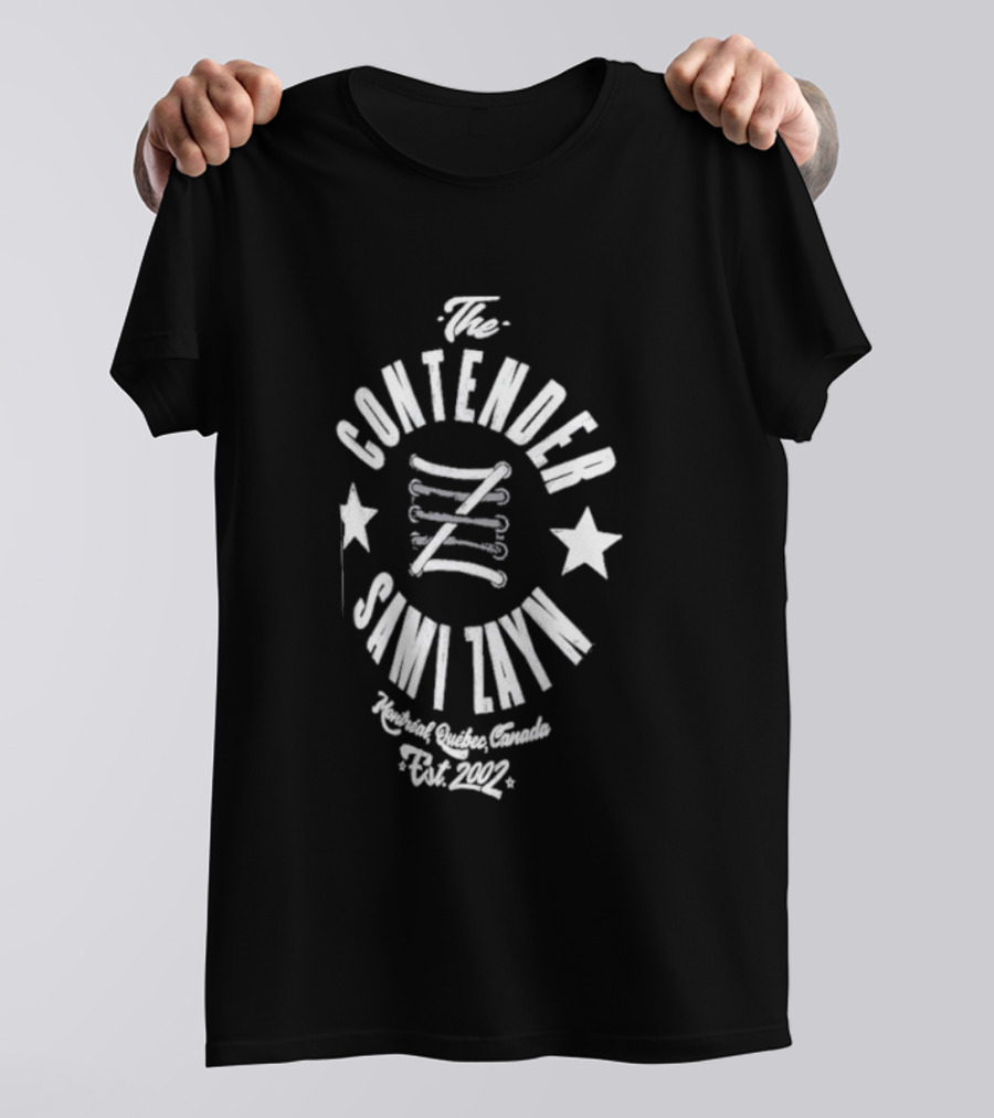 The Contender Sami Zayn Montreal Quebec Canada Est 2002 T-Shirt