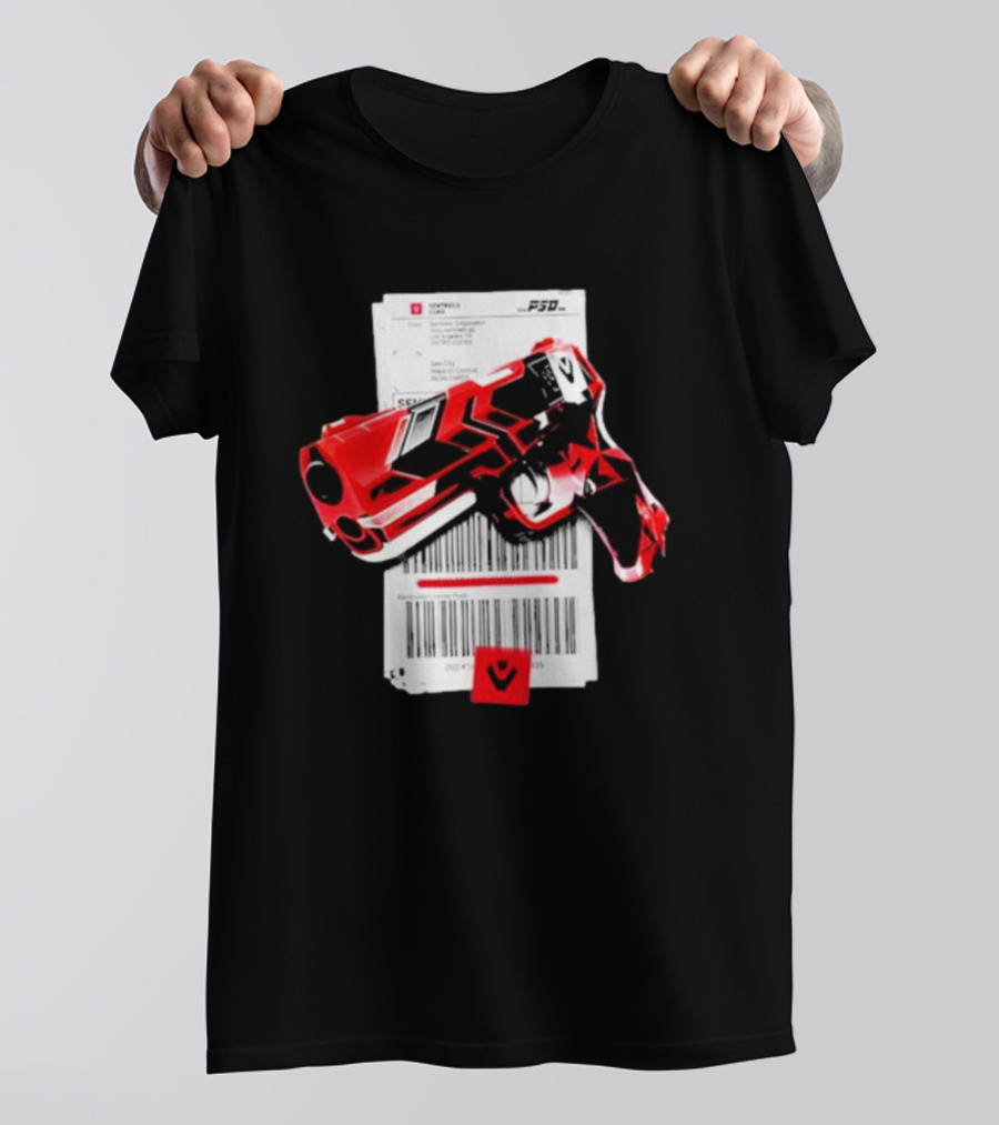 Sentinels Pistol Barcode PSD Capsule T-Shirt
