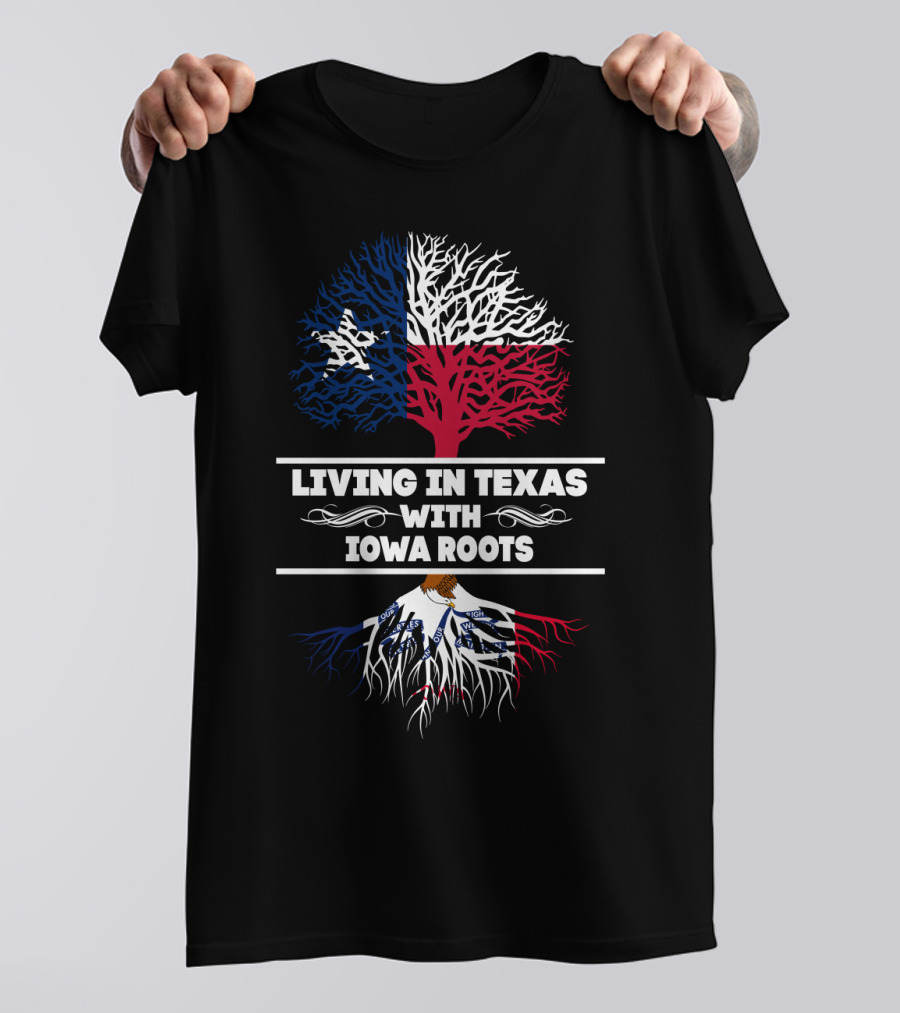 Texas And Iowa Pride: Deep-Rooted Connection With Lone Star And Hawkeye T-Shirt