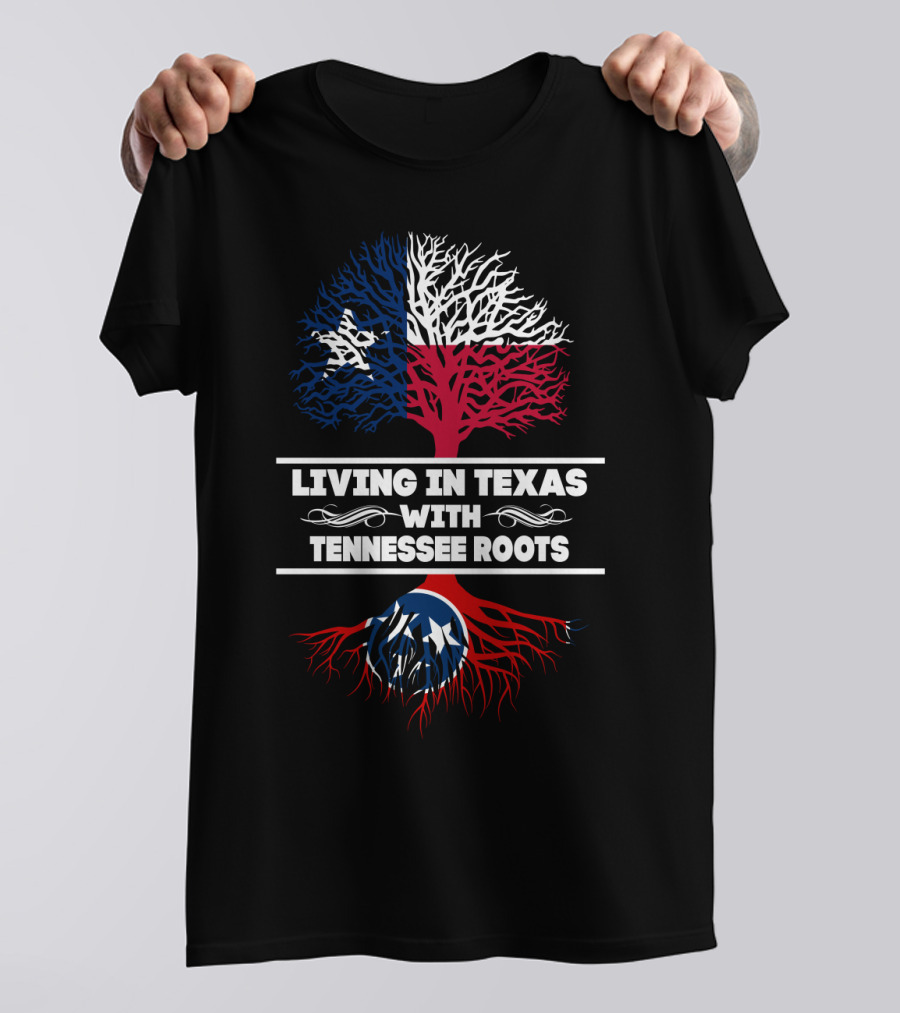 Texas Pride And Tennessee Heritage: Blending Lone Star State With Deep-rooted Volunteer Spirit T-Shirt