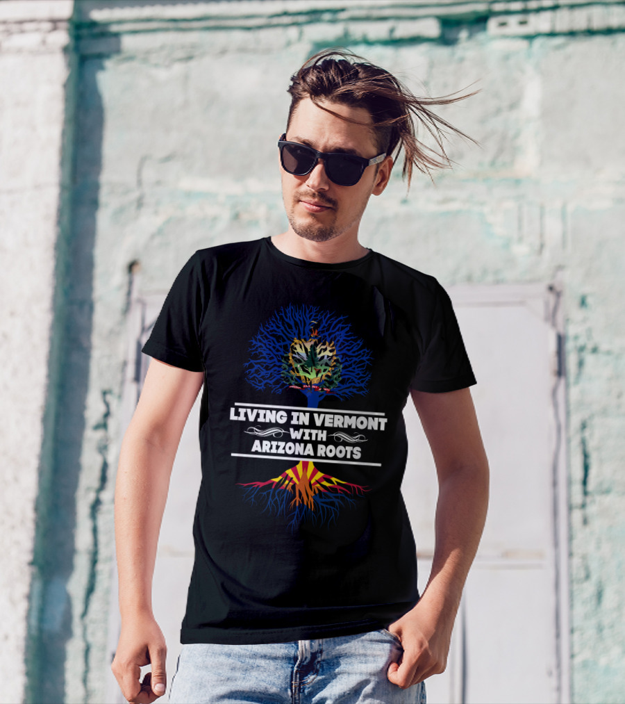 Exploring Identity: Living In Vermont With Deep Arizona Roots And State Symbols T-Shirt