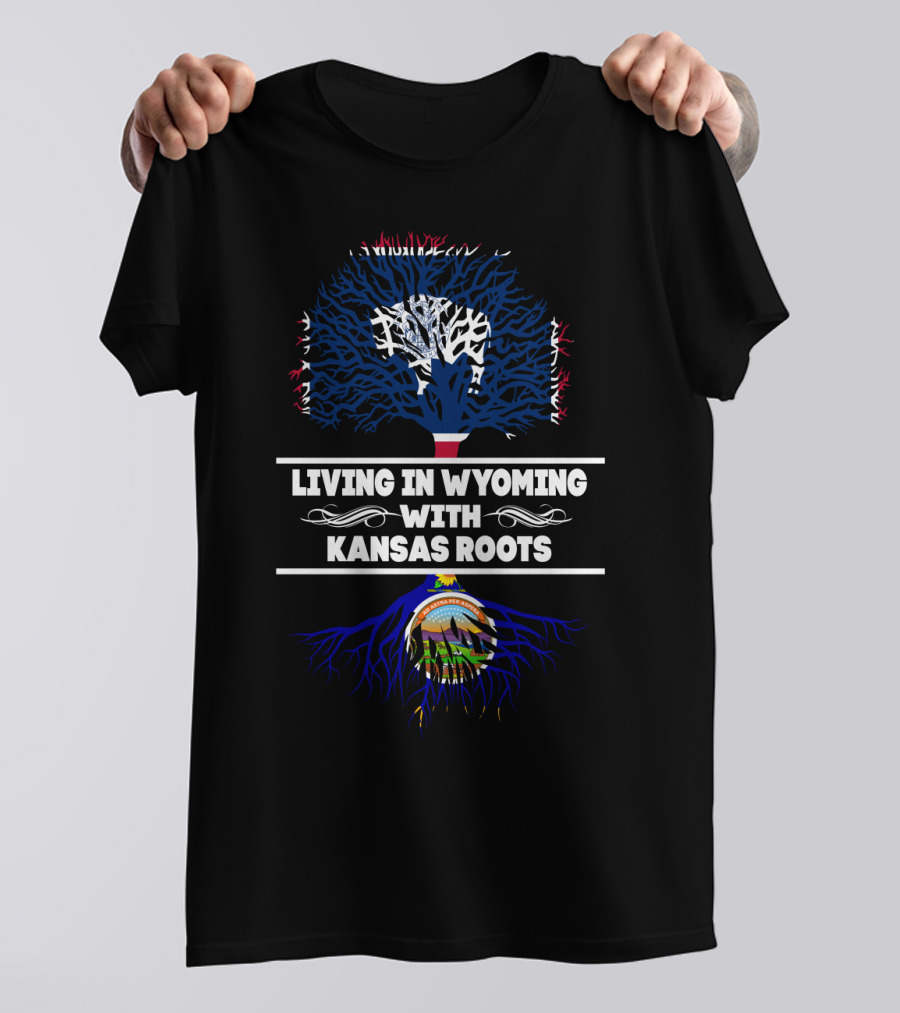 Wyoming Pride Deeply Connected To Vibrant Kansas Roots Origin T-Shirt