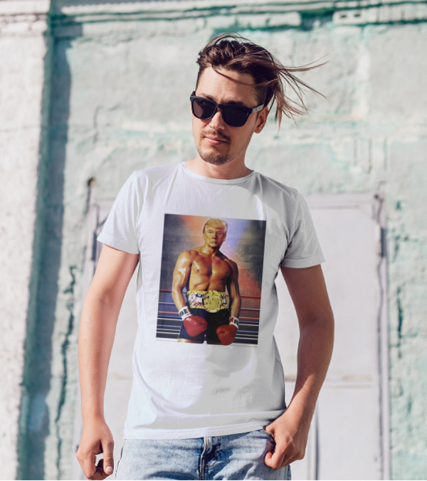 Rocky Trump Boxing Champion Belt T-Shirt