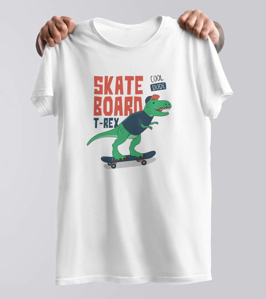 SKATEBOARD T-REX COOL DUDE T-Shirt