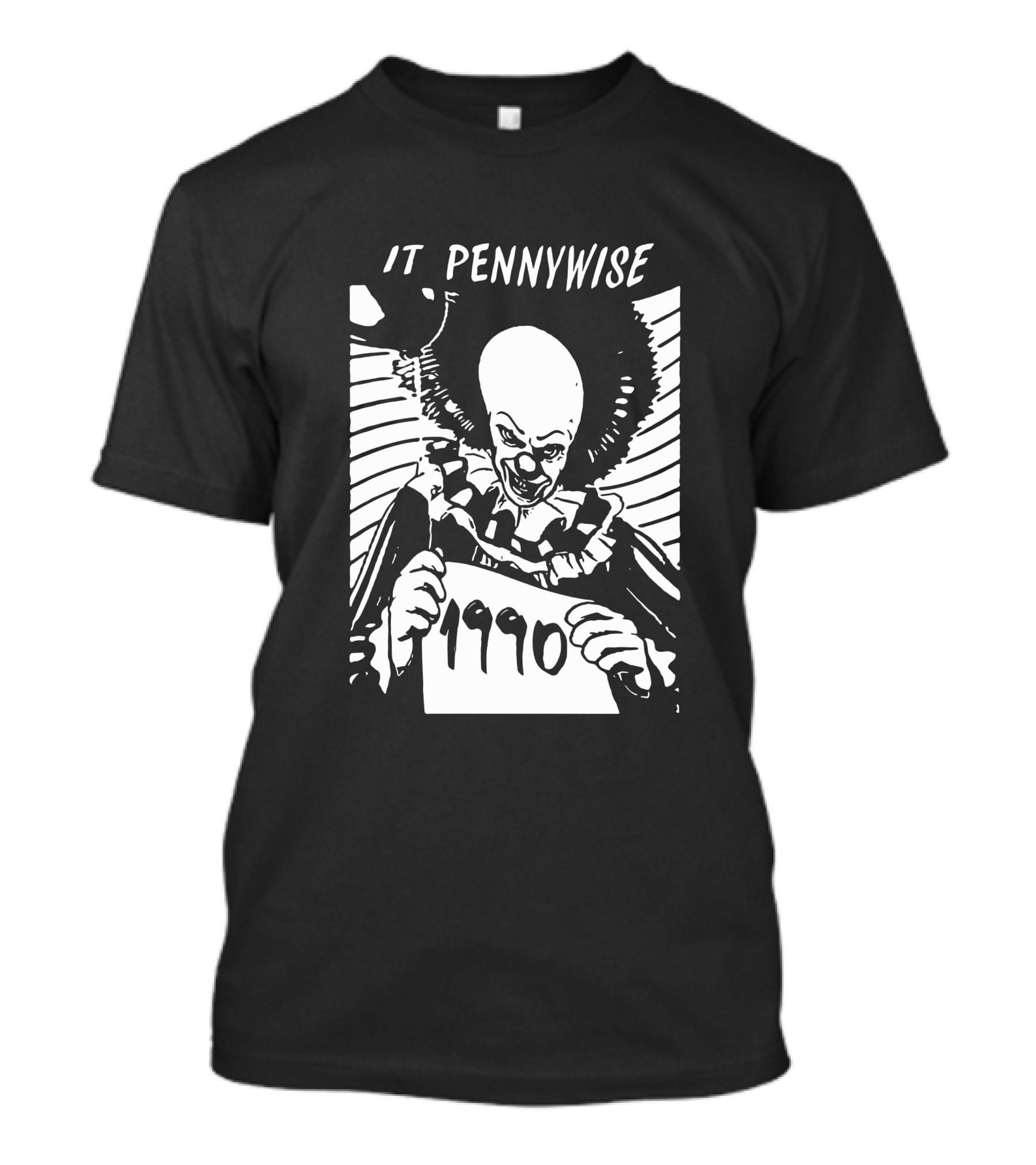 It Pennywise 1990 Classic Movie Iconic Horror Clown T-Shirt