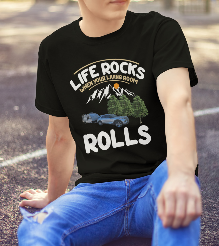 Life Rocks When Your Living Room Rolls RPod 195 T-Shirt