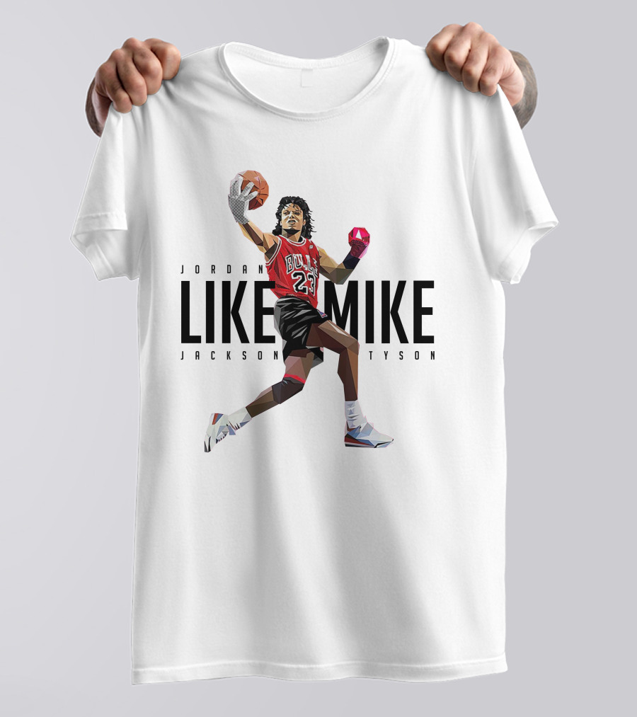 Jordan Like Mike Jackson Tyson Bulls 23 T-Shirt