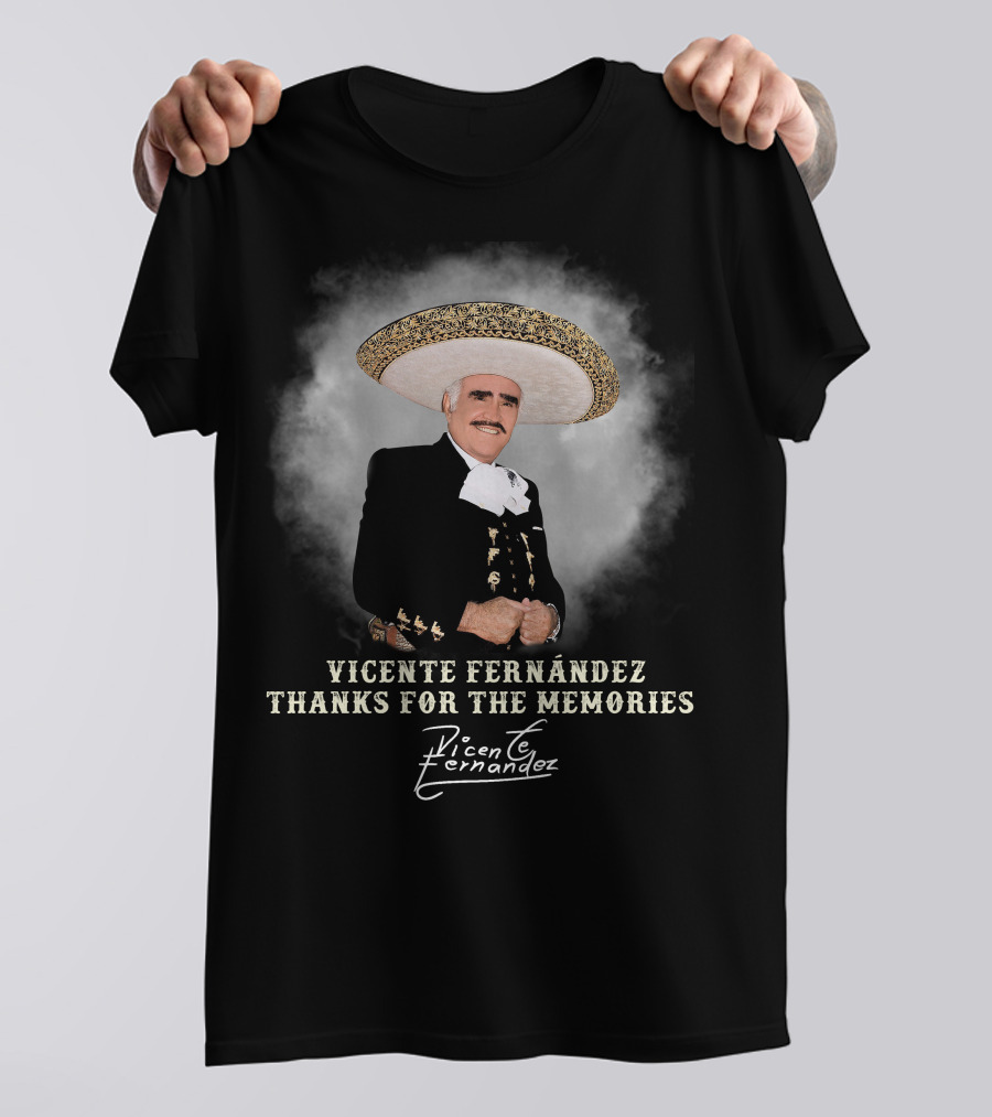 Vicente Fernández Thanks For The Memories T-Shirt