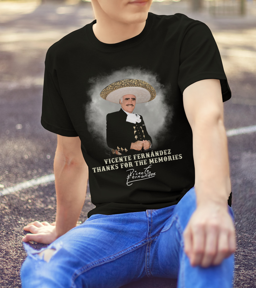 Vicente Fernández Thanks For The Memories T-Shirt
