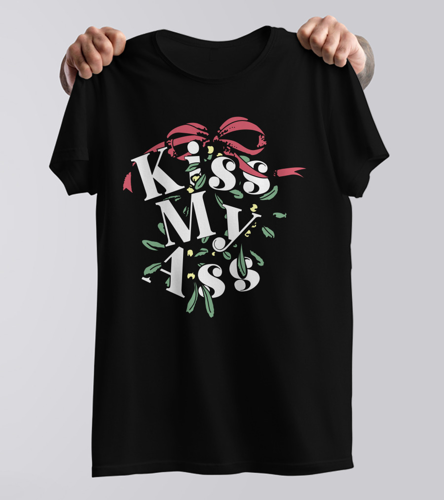 Kiss My Ass Cody Ko Merch Mistletoe Bow T-Shirt