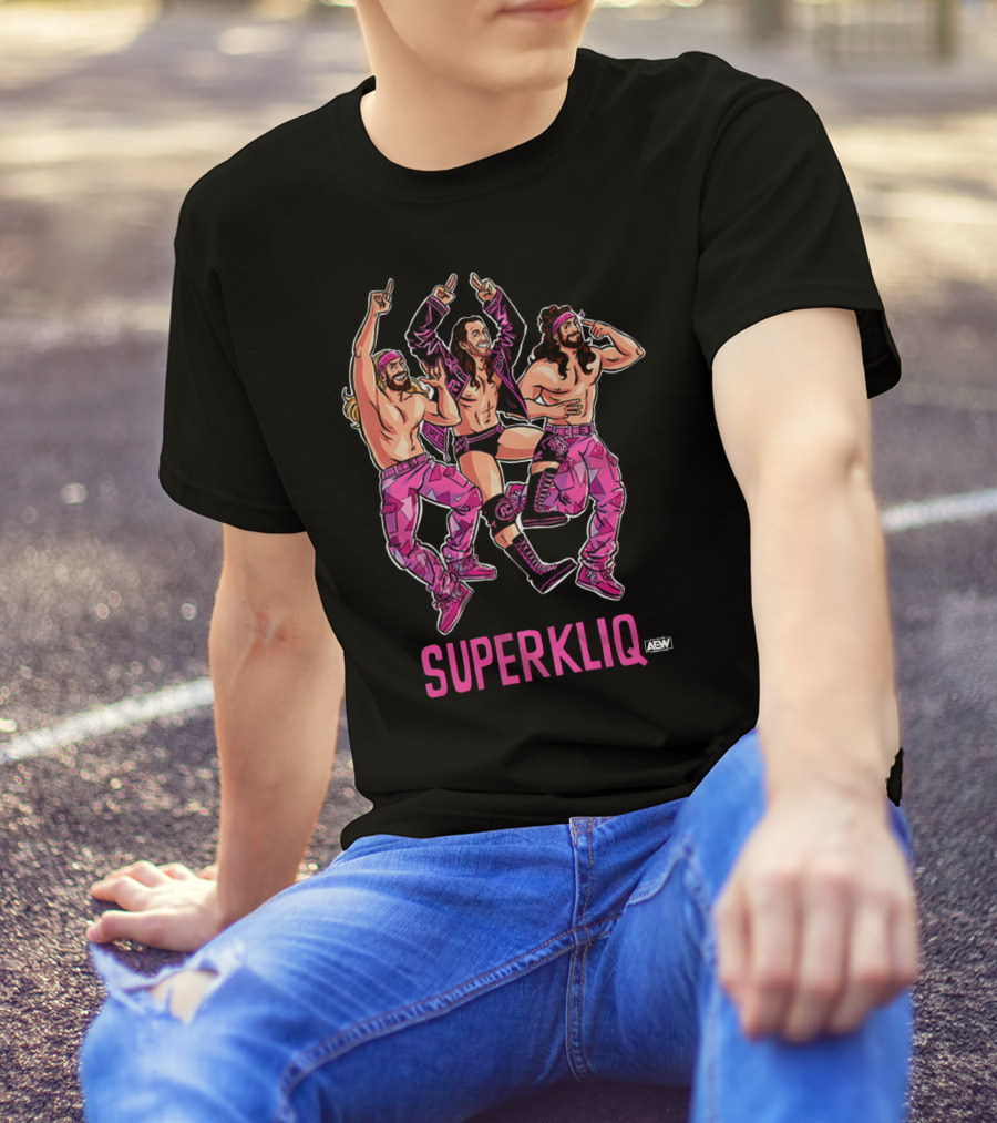 Superkliq AEW Wrestling Group T-Shirt