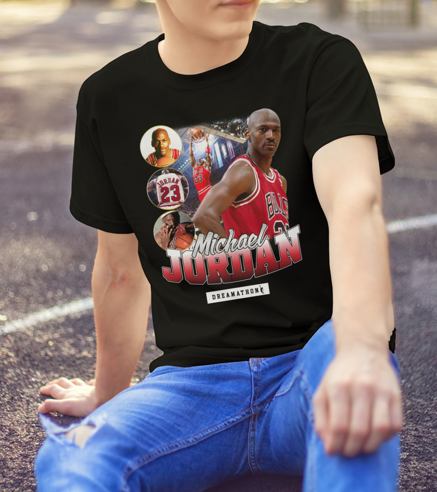 Michael Jordan Dreamathon 23 Basketball T-Shirt