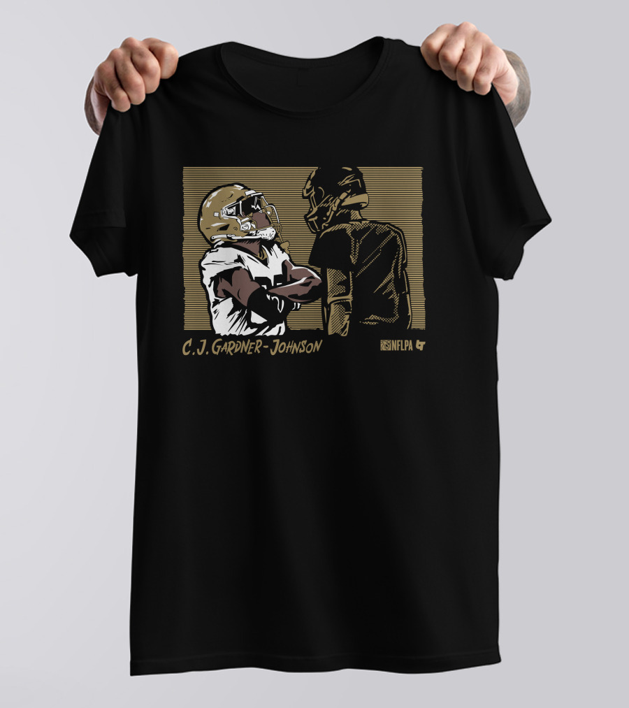 C.J. Gardner-Johnson NFLPA The Instigator Confrontation T-Shirt