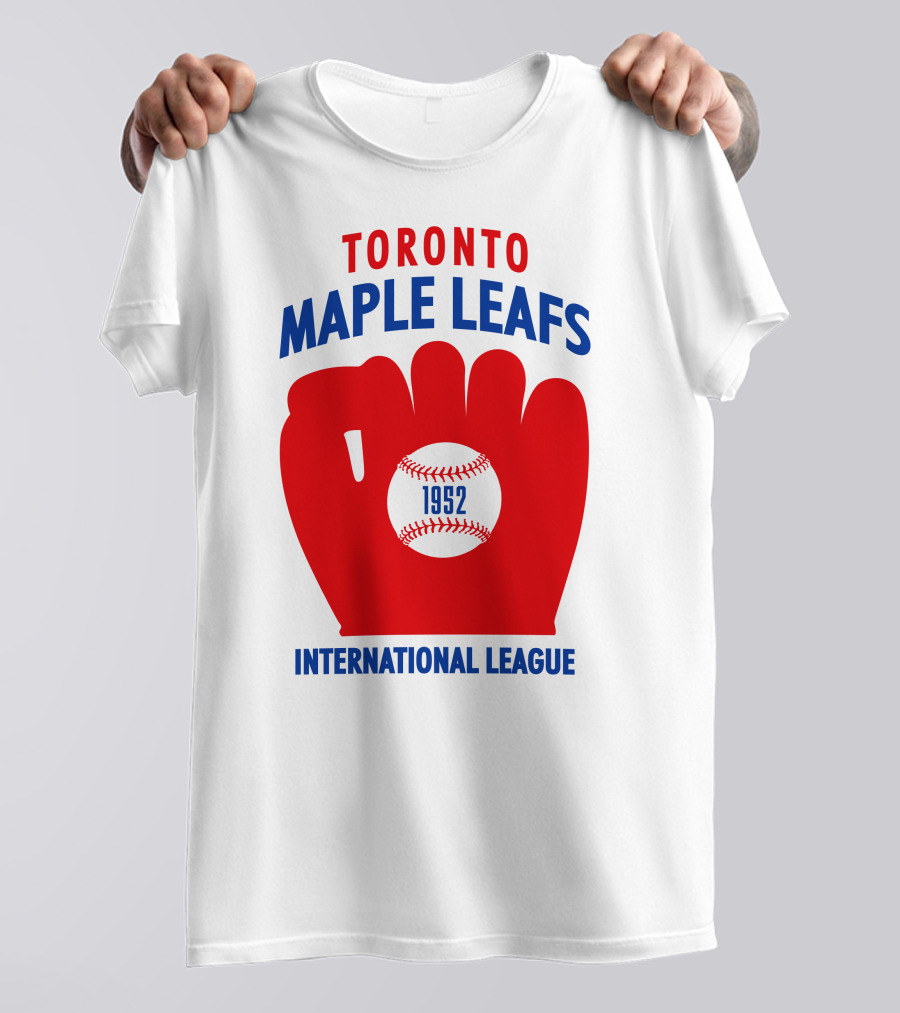 Toronto Maple Leafs 1952 International League Baseball Glove T-Shirt