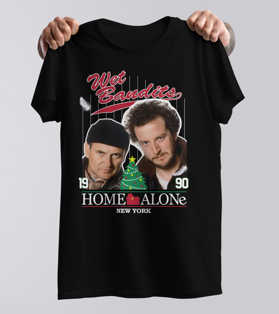 Wet Bandits Home Alone New York 1990 T-Shirt