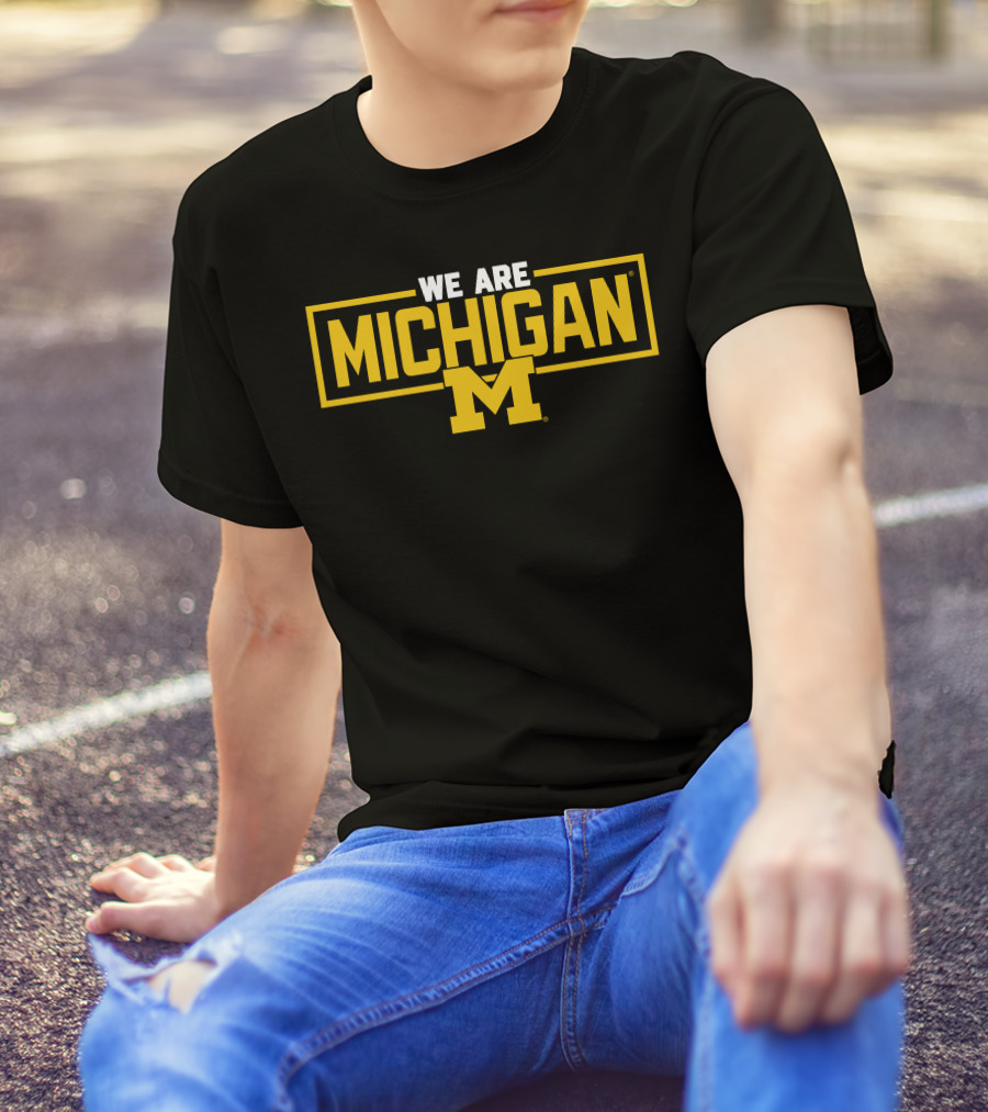 WE ARE MICHIGAN Block M T-Shirt