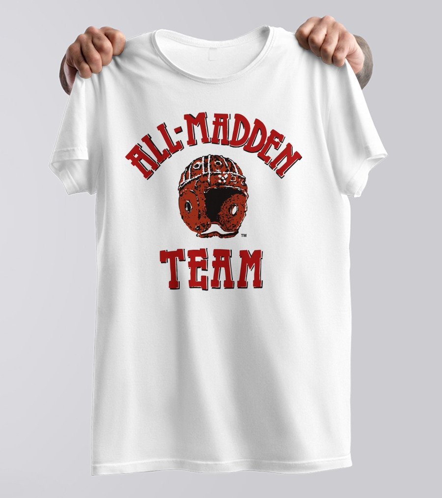 All Madden Team 1992 Old School Football Video T-Shirt