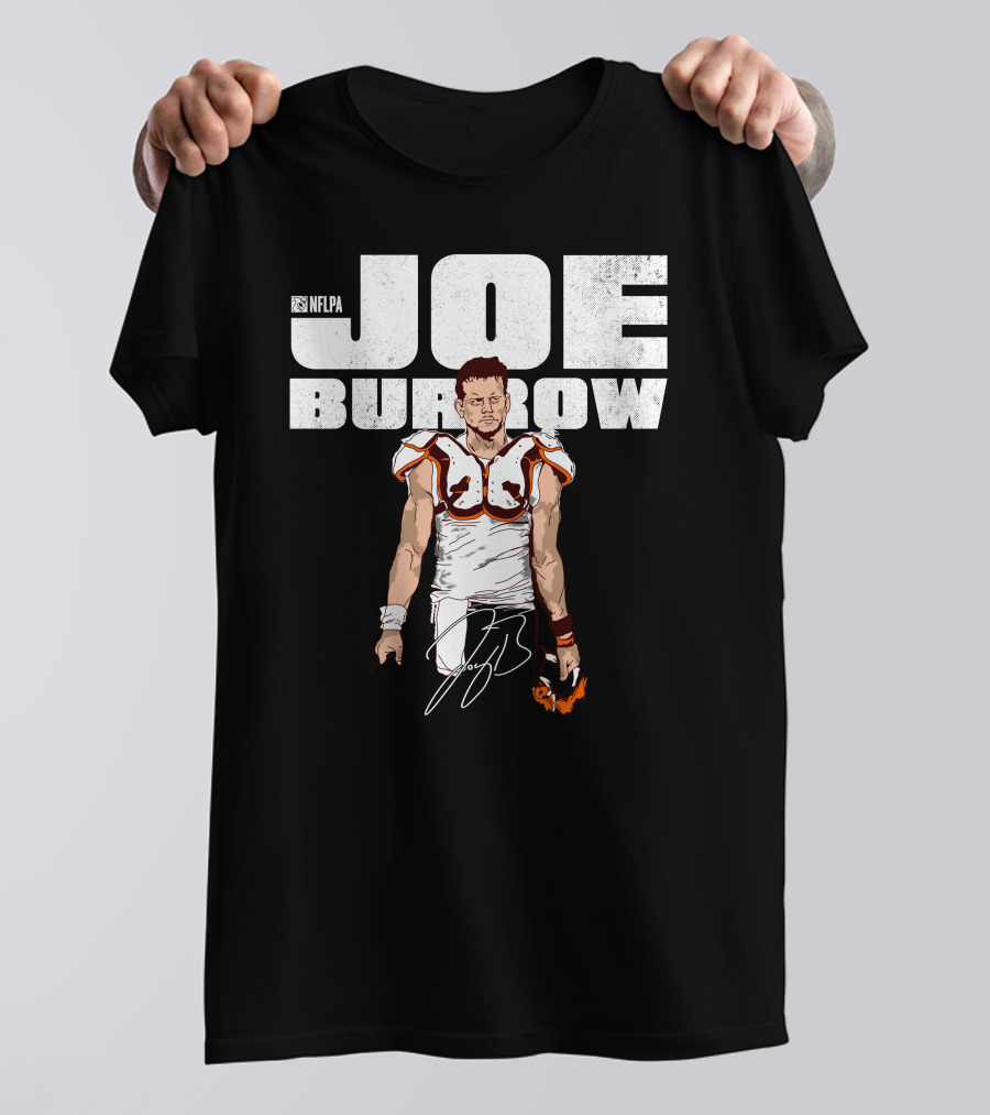 NFLPA Joe Burrow Football Player Youth T-Shirt